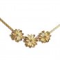 10K Gold 17" Daisy Necklace