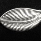 Jewelart Sterling Silver Leaf Brooch Pin