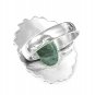 Sterling Silver Green Seraphinte Ring Size 7.25