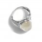 Rutilated Quartz and Sterling Silver Ring Size 7