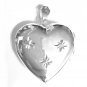 Sterling Silver 32mm Heart Locket Pendant
