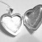 Sterling Silver 32mm Heart Locket Pendant