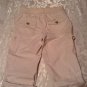 Girls Size 10 Justice capri pants uniform cargo khaki