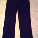 Girls Size 14S  Justice capri pants uniform blue long shorts