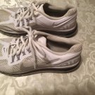 Mens Size 8.5 Nike AIRMAX shoes Fitsole 2 basketball white gray athletic sports