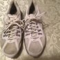 Mens Size 8.5 Nike AIRMAX shoes Fitsole 2 basketball white gray athletic sports