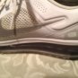 Mens Size 8.5 Nike AIRMAX shoes Fitsole 2 basketball white gray athletic sports