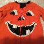 Girls Boys Size 3-6 mo. pumpkin jumpsuit outfit Jack o Lantern