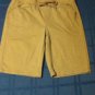 Girls Size 14 Slim Justice uniform shorts long uniform khaki