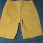 Girls Size 14 Slim Justice uniform shorts long uniform khaki