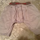 Rawlings football compression shorts padded youth small boys sports white gray
