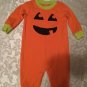Girls Boys Size 3-6 mo.Child of Mine pumpkin outfit jumpsuit