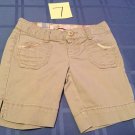 Girls Size 7 Grane Jeans shorts uniform khaki