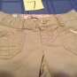 Girls Size 7 Grane Jeans shorts uniform khaki