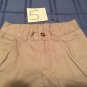 Boys Size 5 Izod shorts uniform khaki pleated front
