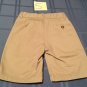 Boys Size 5 Izod shorts uniform khaki pleated front