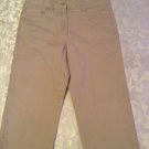 Girls Size 10 1/2 plus Izod capri pants khaki shorts uniform