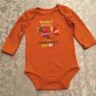 Girls Boys Size 3-6 mo. orange jumpsuit bodysuit outfit 1 piece Turkey football