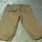Girls Size 8 So capri pants uniform khaki