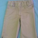 Girls Size 4 Austin capri pants uniform  khaki long shorts