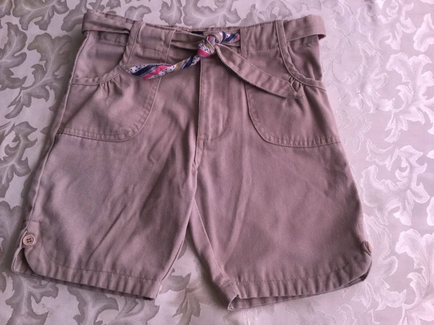Girls-Size 6X - U.S.Polo Assn. shorts-khaki-uniform