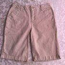 Girls Size 10   Chaps shorts khaki long shorts uniform