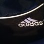 Adidas cinch sack backpack navy striped blue Alliance II book bag Size 18x13 3/4