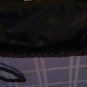 Adidas cinch sack backpack navy striped blue Alliance II book bag Size 18x13 3/4