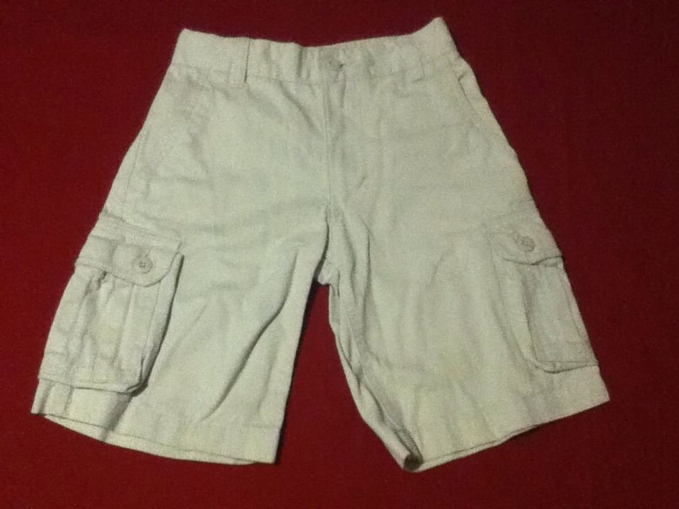 Boys Lot of 2 Size 6 Carter's and Faded Glory shorts khaki cargo uniform