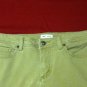 Ladies Size 6P Lee capri jeans pants lower on the waist khaki