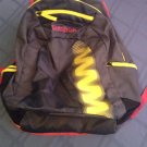 Reebok backpack large Z series book bag gray yellow and red