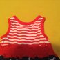 Healthtex dress Size 12 mo blue American Flag patriotic girls
