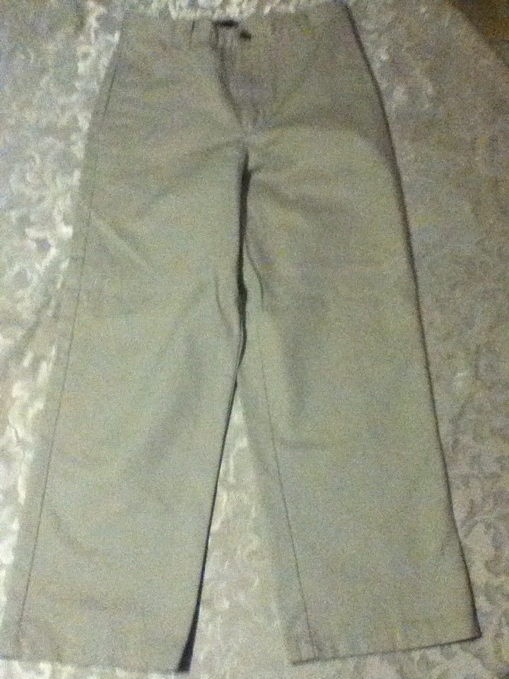 Boys Size 10 George pants khaki flat front uniform pants