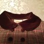 Little Bitty dress Girls Size 2T brown & pink plaid Holiday