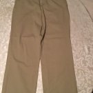 Boys  Size 18  Izod pants khaki uniform flat front pants