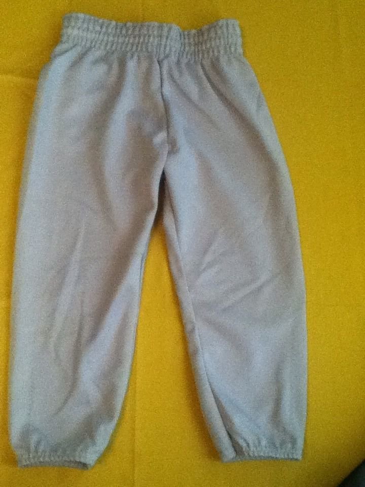 Augusta baseball softball pants Youth Medium Boys Girls Tee ball gray sports