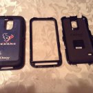 Samsung Galaxy S5 phone case NFL Houston Texans Otterbox Defender 3 piece set