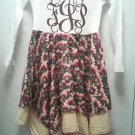 Girls Faded Glory Thanksgiving dress Size 6-6x long sleeve turkey dress