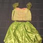 Disney Fairies Tinkerbell dress Size 4-6x Halloween costume 2 piece set green
