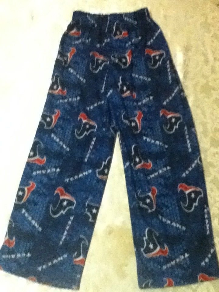 NFL Team Apparel Size 12/14 L Houston Texans football pajamas sleepwear youth