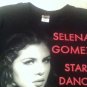 Selena Gomez shirt concert tour Gilden Size small black t-shirt graphics Mens