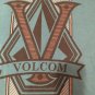 Mens Volcom shirt Size small T shirt light blue graphic Tee shirt