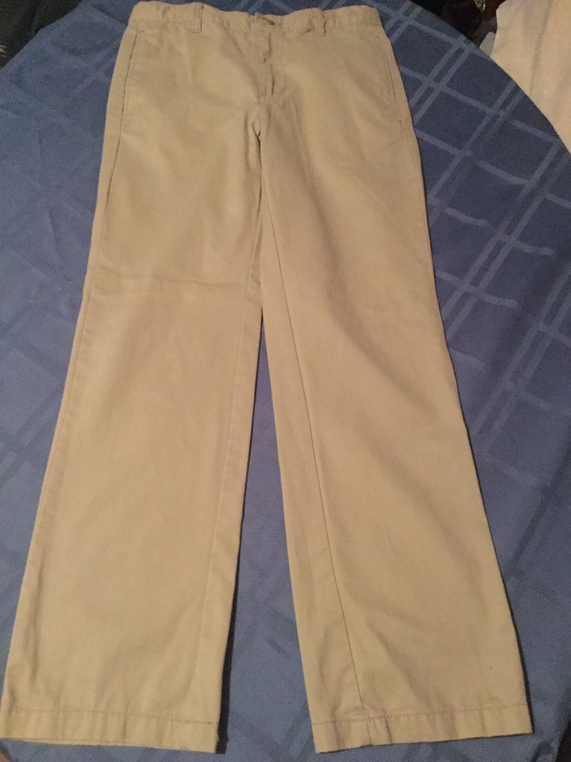 Boys Size 8 Cherokee pants ultimate khaki flat front uniform pants