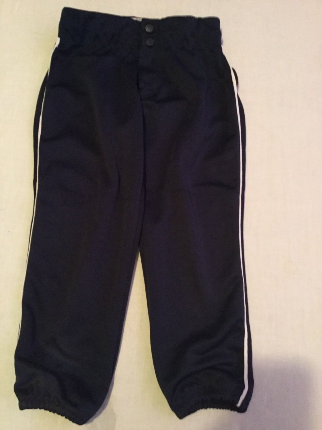 Girls Intensity softball baseball pants Youth large blue with pipping 