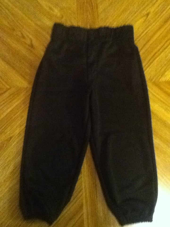 Rawlings baseball softball T-ball pants Youth XSmall Boys Girls black sports