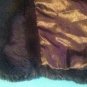 Girls New Size small Beautees vest brown faux fur with matching belt