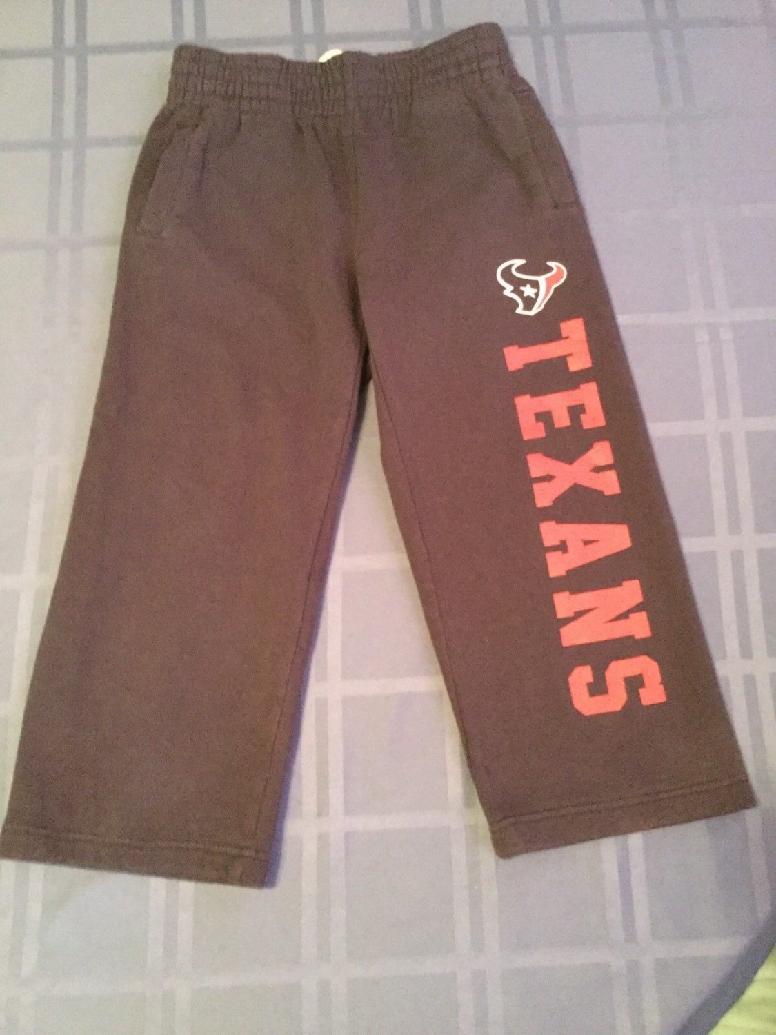 NFL Team Apparel Size 6 Houston Texans football pants blue sweatpants warmup