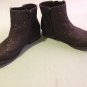 Girls Size 5 PS Aeropostale boots black glittered ankle boots rodeo western
