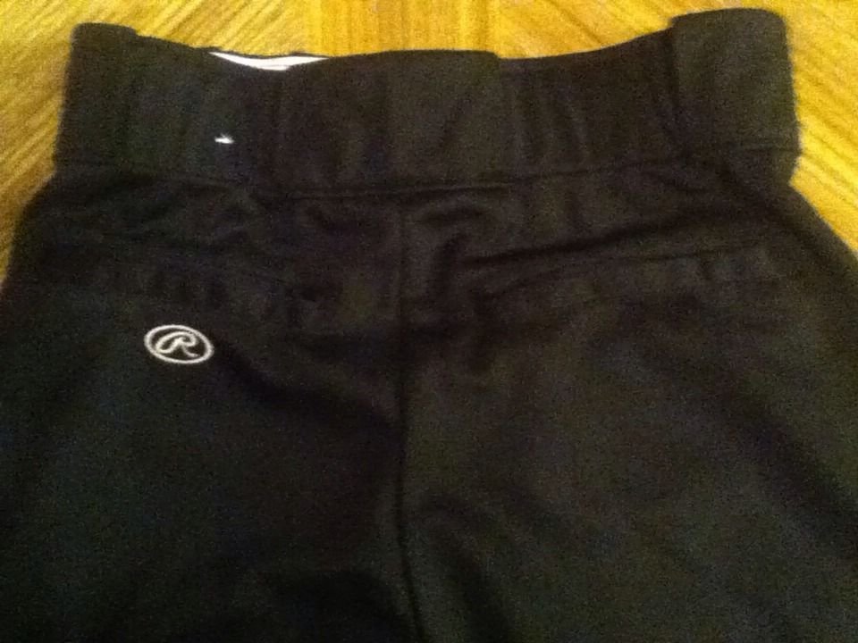 Rawlings baseball softball Tball pants Youth Small Boys Girls black sports