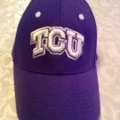 NCAA Football TCU horned frog hat cap Top Of The World Size one fit purple